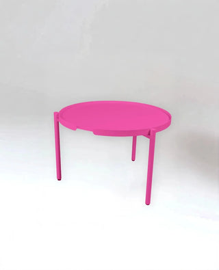 ORBIS – Wetterfester Metall-Couchtisch | Rund | Verstellbare Beine