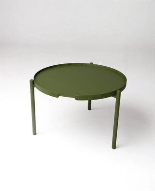 ORBIS – Wetterfester Metall-Couchtisch | Rund | Verstellbare Beine