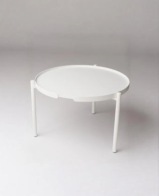 ORBIS – Wetterfester Metall-Couchtisch | Rund | Verstellbare Beine