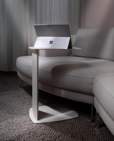 STANDBY Side Table C-Shape Powder-Coated Aluminum