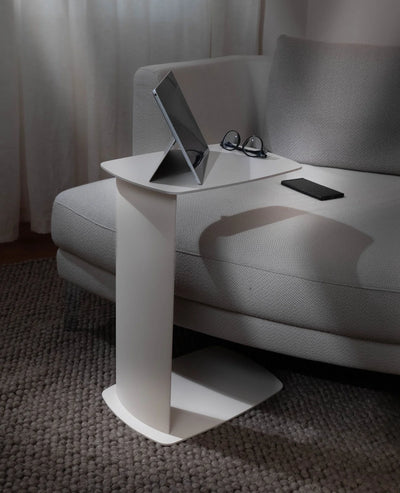 STANDBY Side Table C-Shape Powder-Coated Aluminum