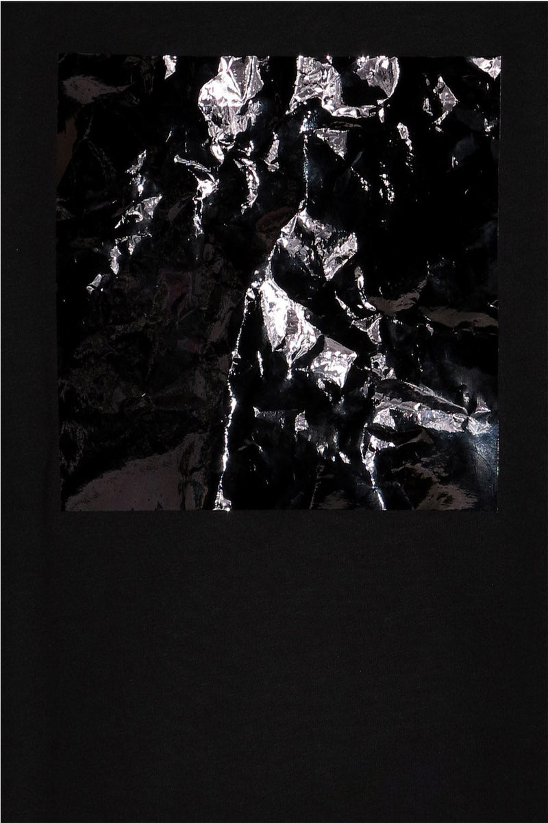 Big Square Hoodie – Unisex Relaxed Fit with Pre-Crushed Foil — Ansicht 8