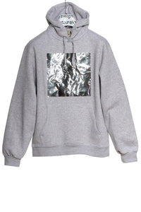 Big Square Hoodie – Unisex Relaxed Fit with Pre-Crushed Foil — Ansicht 2