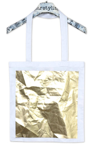 Big Square Tote – Metallic Square | Baumwolle | Unisize