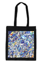 Big Square Tote – Cotton with Metallic Square