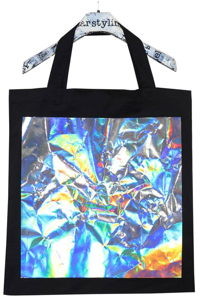 Big Square Big Bag – 50×50 cm Foil Square Shopper Bag Canvas