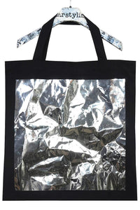 Big Square Big Bag – 50×50 cm Foil Square Shopper Bag Canvas — Ansicht 5
