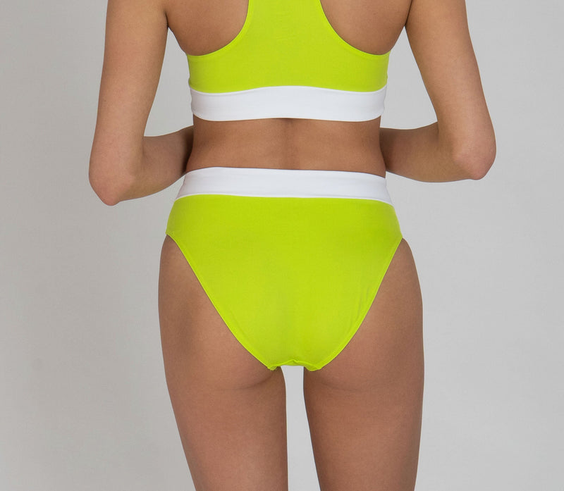 Bikini Slip High Waist ECONYL® Recycled UPF50+ UV-Schutz — Ansicht 3