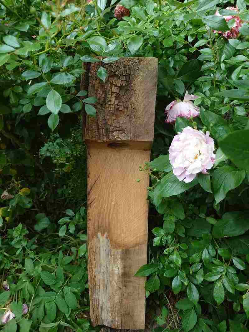 Nüri Path Light – Garden lamp handcrafted from reclaimed wood — Ansicht 10