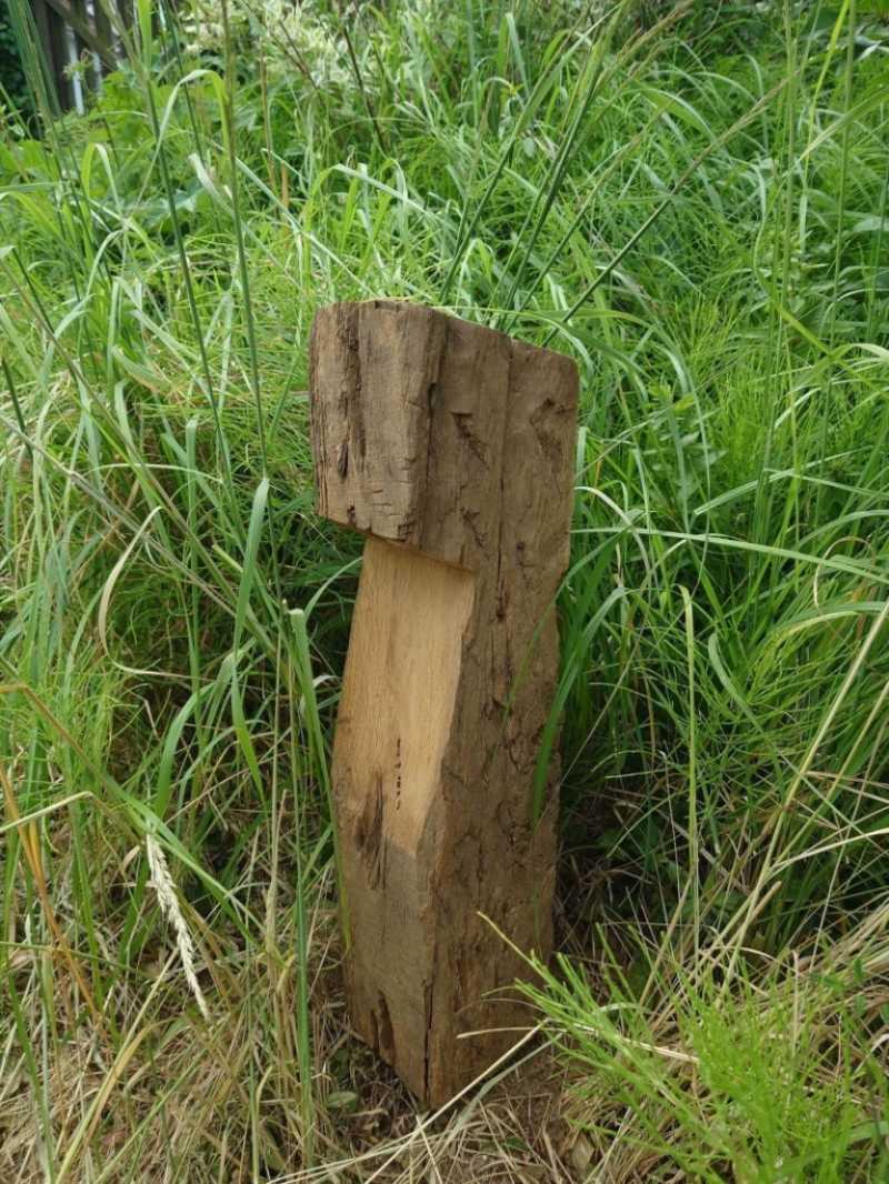 Nüri Path Light – Garden lamp handcrafted from reclaimed wood — Ansicht 8