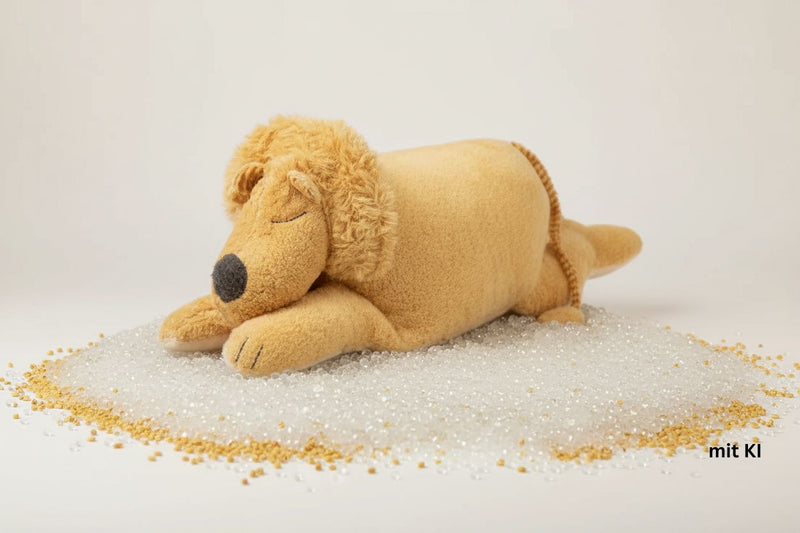 Bio Kuscheltier Großer Löwe – Bio-Baumwolle GOTS, gewichtet — Ansicht 11