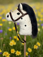 Organic Hobby Horse Dottie – 100% organic cotton (kbA), pure wool filling, handmade in Germany