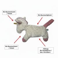 Organic Heat Cushion Unicorn – Natural, Vegan, Gently Warming — Ansicht 1