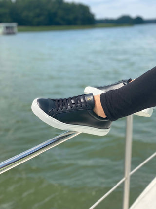 kūlson Sneaker "Piano" | Sustainable style | Cowhide leather &amp; recycled sole