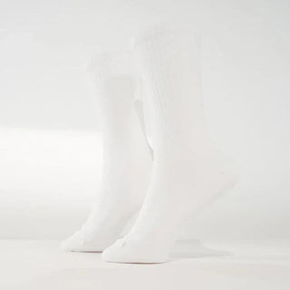 blanco puro Socken – Bio-Baumwolle | EU-Produktion | Weiß & zeitlos schön