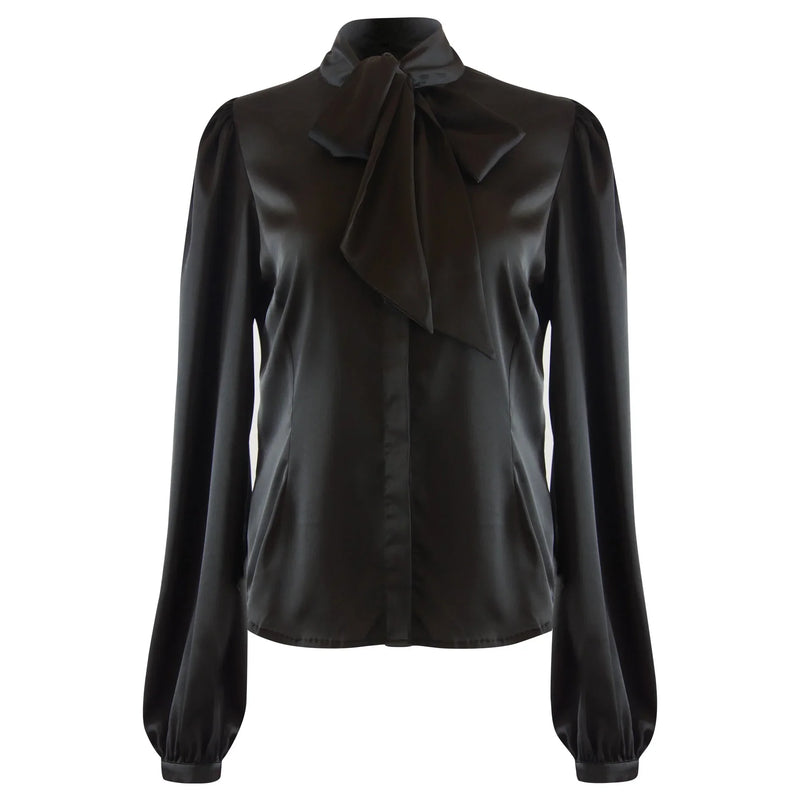 Mari Blouse – Recycled Polyester | Elegant Shine | Fairly Produced in the EU — Ansicht 4