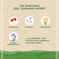 Streuwiese „Süß & Summend“ Wildblumen-Saatgut für Bienen und Insekten — Ansicht 3