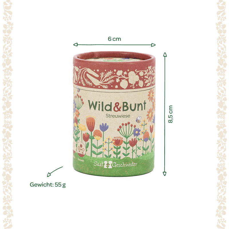 Streuwiese „Wild & Bunt“ – Wildblumen-Saatgut mit Bodenverbesserer — Ansicht 5