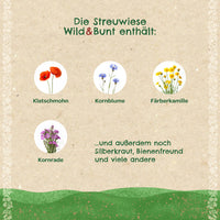 Streuwiese „Wild & Bunt“ – Wildblumen-Saatgut mit Bodenverbesserer — Ansicht 3