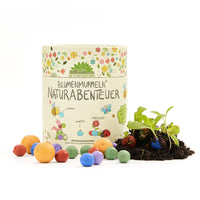 Nature adventure – 100 flower marbles | Seed bombs for kids | Sustainably handcrafted — Ansicht 9