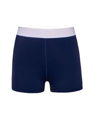 Maui Shorts – Midnight Blue | Island Glam | Shiny &amp; Matte | Sustainable