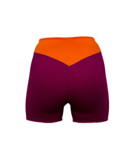 Oban Shorts Bordeaux – High-Waisted Quick Drying ECONYL® — Ansicht 6