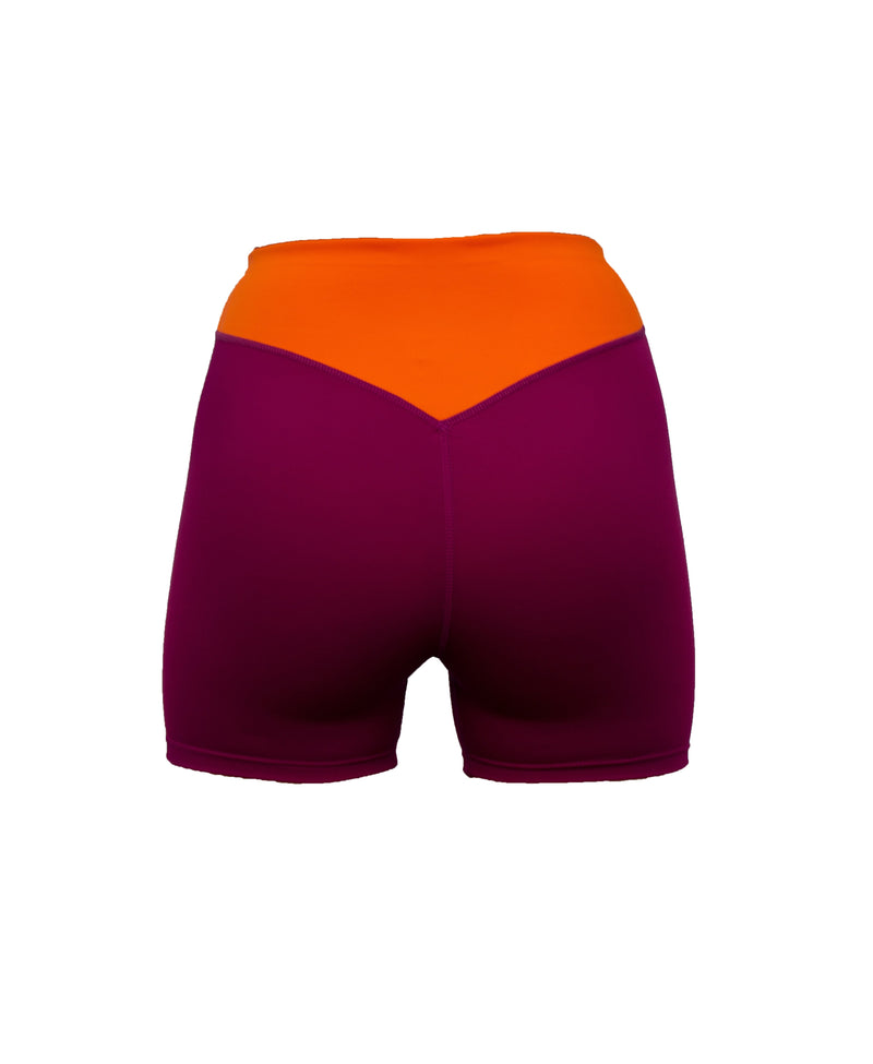 Oban Shorts Bordeaux – High-Waisted Quick Drying ECONYL® — Ansicht 6