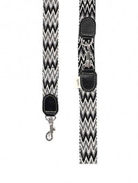 Buddys Dogwear Black Peruvian Leash 2 m adjustable cotton leather — Ansicht 1