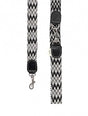 Buddys Dogwear Black Peruvian Leash 2 m adjustable cotton leather
