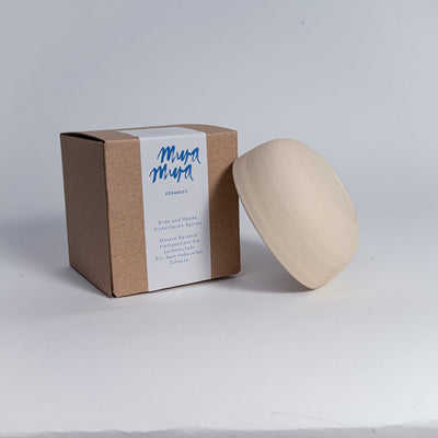 KUMO Cappuccino Cup Beige – Handmade Stoneware