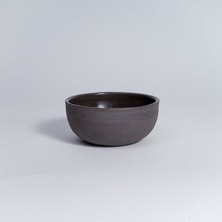 KUMO Cappuccino Tasse – Grau/Schwarz | Handgedreht | ca. 220 ml