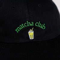 arrel matcha club Premium Dad Cap - Organic Cotton Black & Green — Ansicht 4