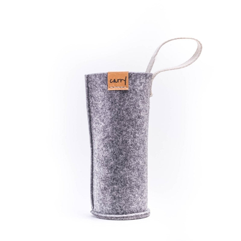 CARRY Sleeve – Handgenähte Trinkflaschenhülle aus Upcycling Filz — Ansicht 7