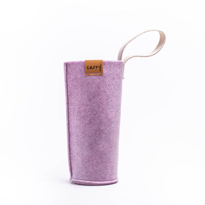 CARRY Sleeve – Handgenähte Trinkflaschenhülle aus Upcycling Filz