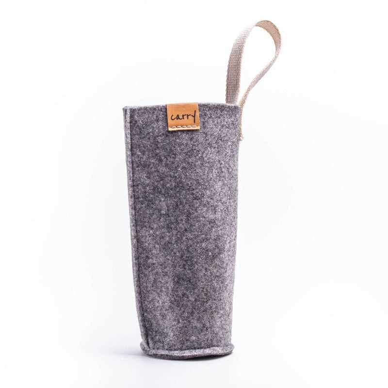 CARRY Sleeve – Handgenähte Trinkflaschenhülle aus Upcycling Filz — Ansicht 11