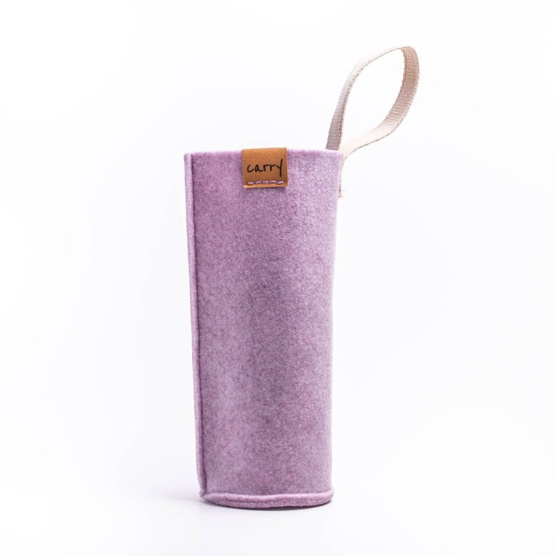 CARRY Sleeve – Handgenähte Trinkflaschenhülle aus Upcycling Filz — Ansicht 6