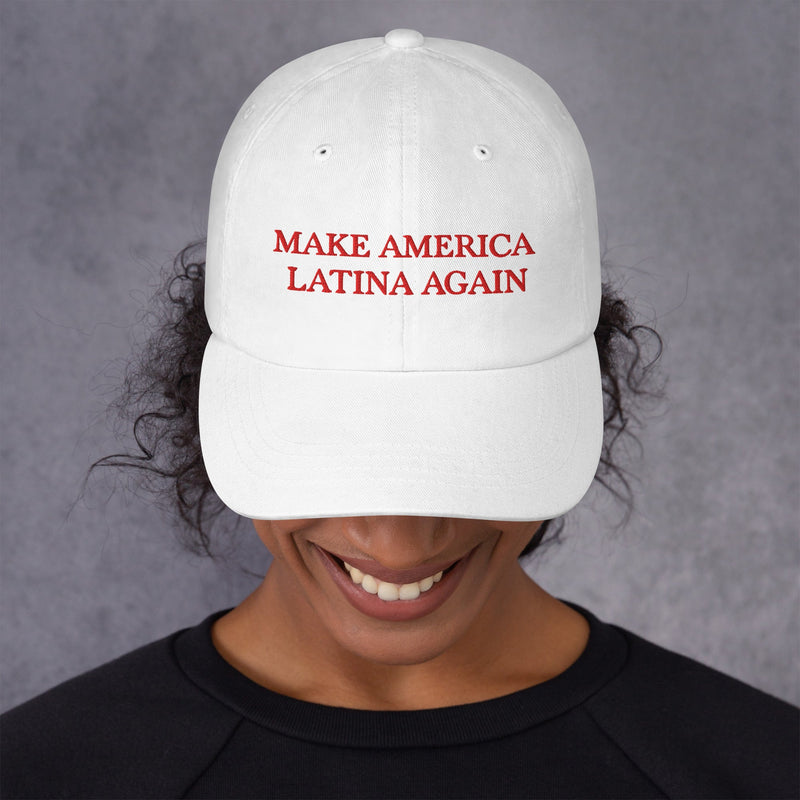 Make America Latina Again Baseball Cap – Chino Cotton Twill — Ansicht 10