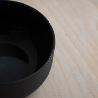 KUMO Cappuccino Tasse Grau/Schwarz handgedreht ca. 220 ml Steinzeug — Ansicht 3