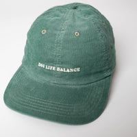arrel Dog Life Balance Premium Cord Dad Cap grün & creme — Ansicht 3