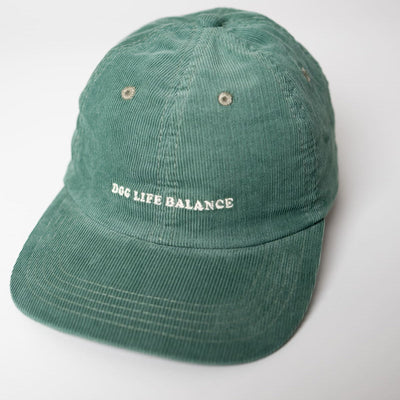 arrel Dog Life Balance Premium Cord Dad Cap grün & creme