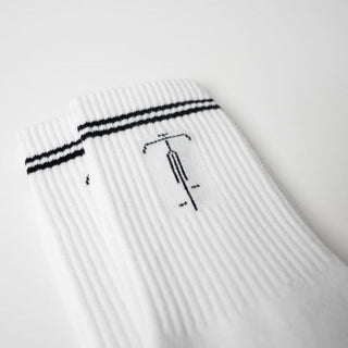 Nahaufnahme der Bike Fahrrad Socken von arrel