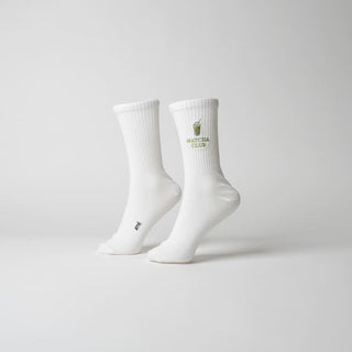 Matcha Club Socken am Modelfuß von arrel