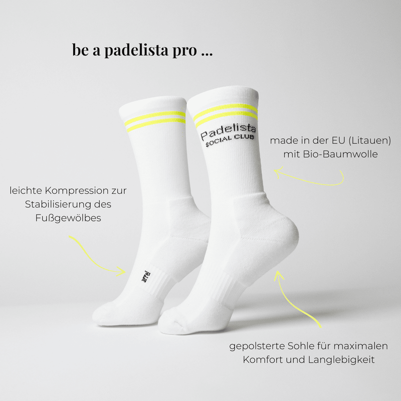 Padelista Social Club – Padel Performance Socks — Ansicht 2