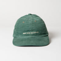 arrel Dog Life Balance Premium Cord Dad Cap Green & Cream — Ansicht 1