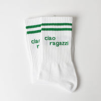 ciao ragazzi Statement Socken Bio-Baumwolle – arrel — Ansicht 1