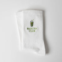 Matcha Club Statement Socks – Organic Cotton, Made in EU — Ansicht 1