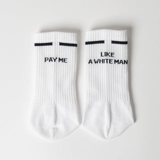 Pay me like a white man - Statement Socken