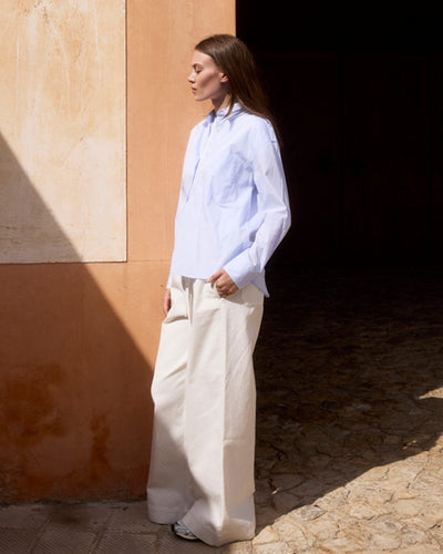 Oversized Organic Cotton Blouse – Casual | Timeless | Made in Portugal