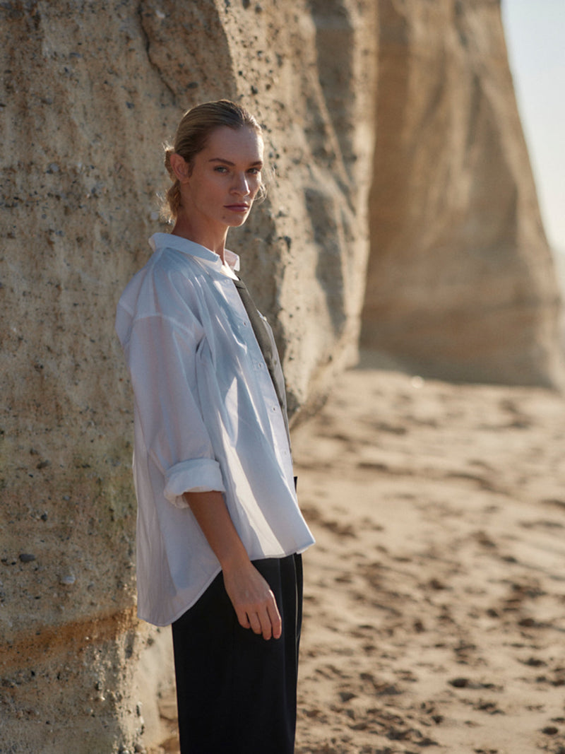 Oversized Organic Cotton Blouse – Casual | Timeless | Made in Portugal — Ansicht 10