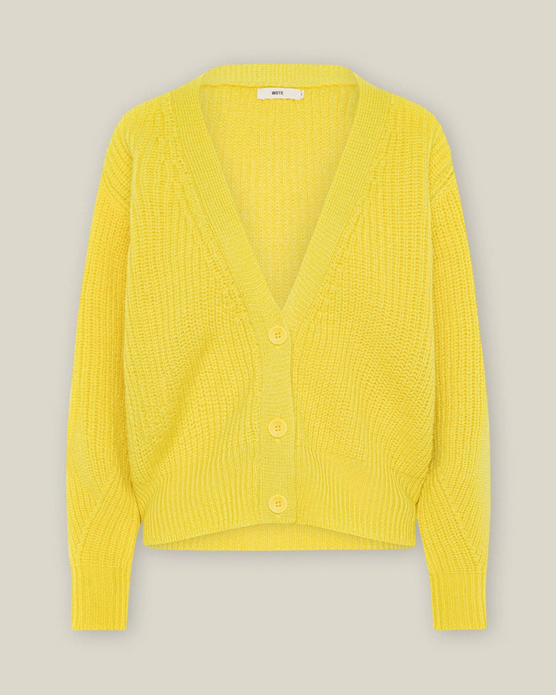 Strick Cardigan aus Organic Cotton – Oversized kurz, fair gefertigt in Italien — Ansicht 10